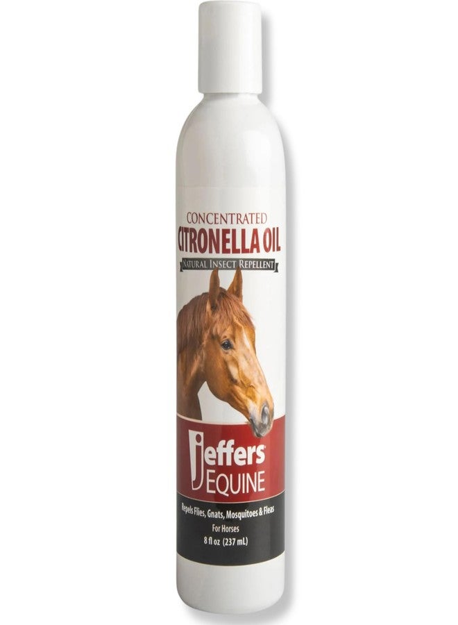 Jeffers Equine Citronella Oil - 8 oz 100% Pure Natural Essential Oil for Horses - Horse Shampoo Additive & Grooming Aid - Fresh Citrus Aroma - Safe, Eco Friendly, Non-Toxic Formula - Image 1
